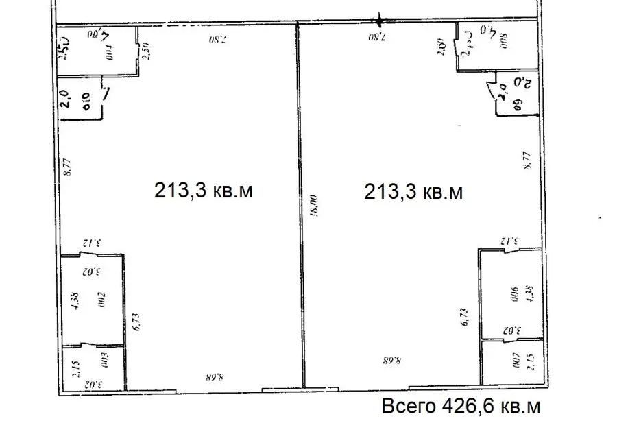 Ijaraga ombor − 426.6 m²