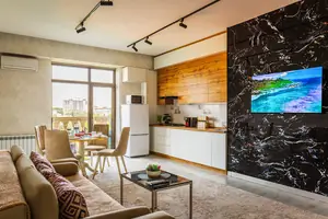 Посуточно 2-комнатная квартира − 55 м²