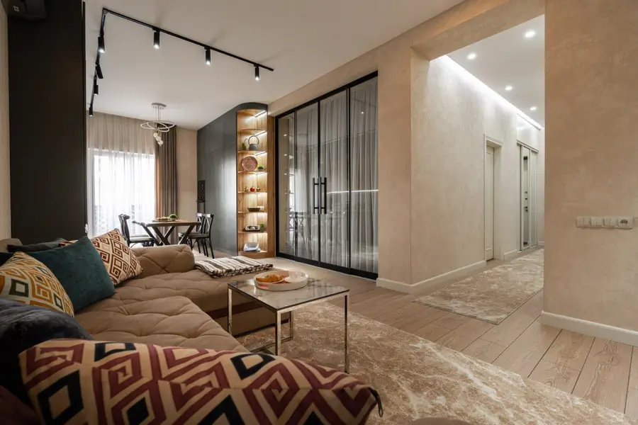 Посуточно 2-комнатная квартира − 55 м²