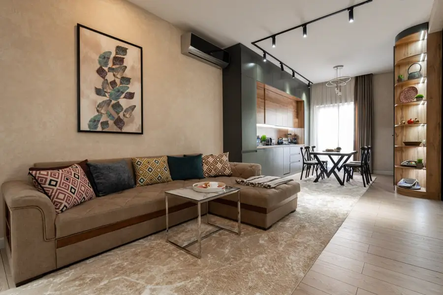 Посуточно 2-комнатная квартира − 55 м²