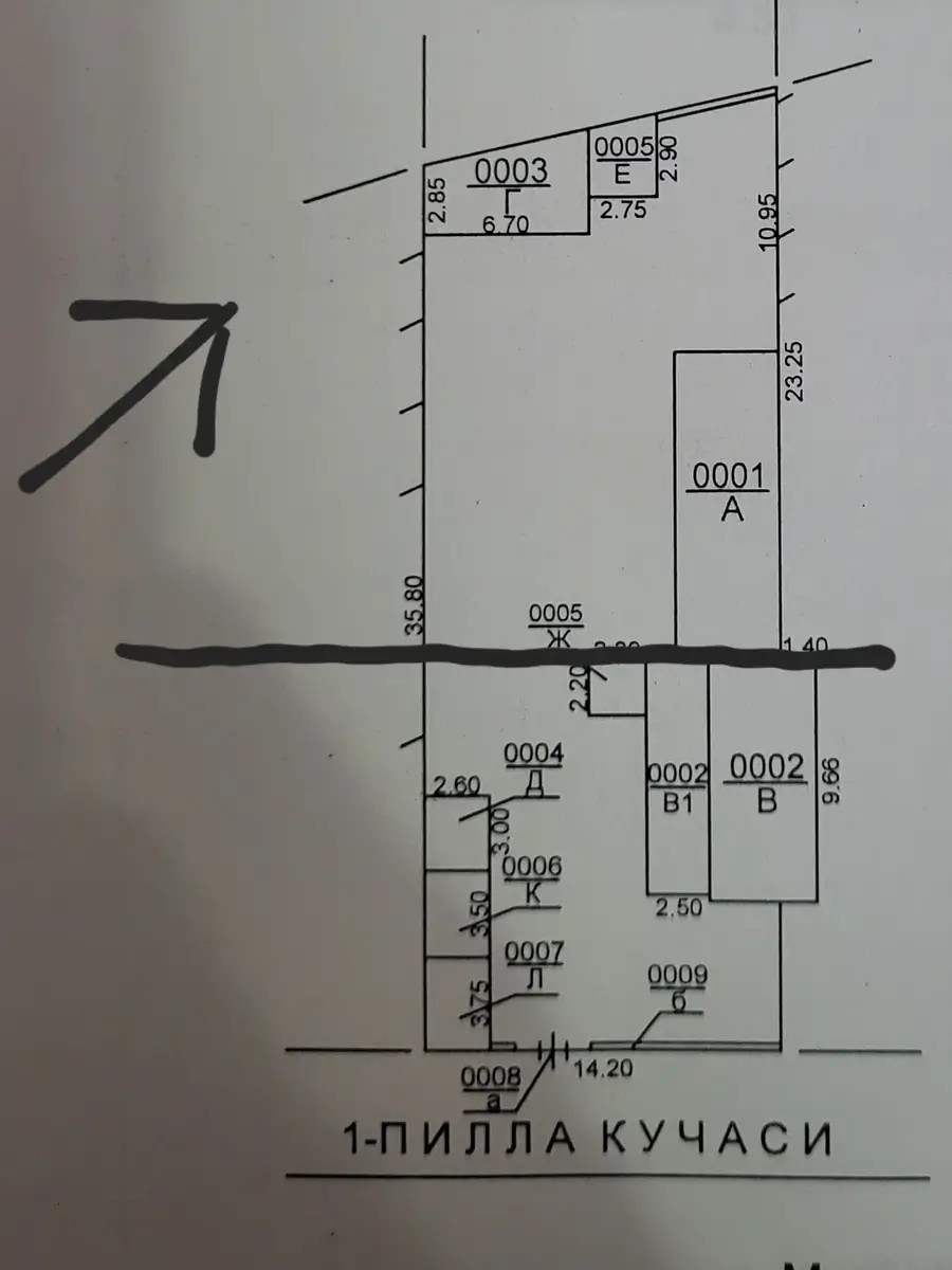 Продается 1-этажный дом − 50 м²