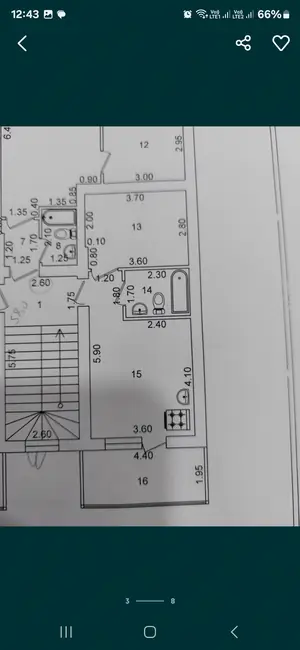 Сдается 1-комнатная квартира − 42 м²