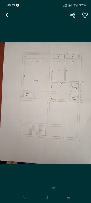 Продается 2-комнатная квартира − 105.9 м²