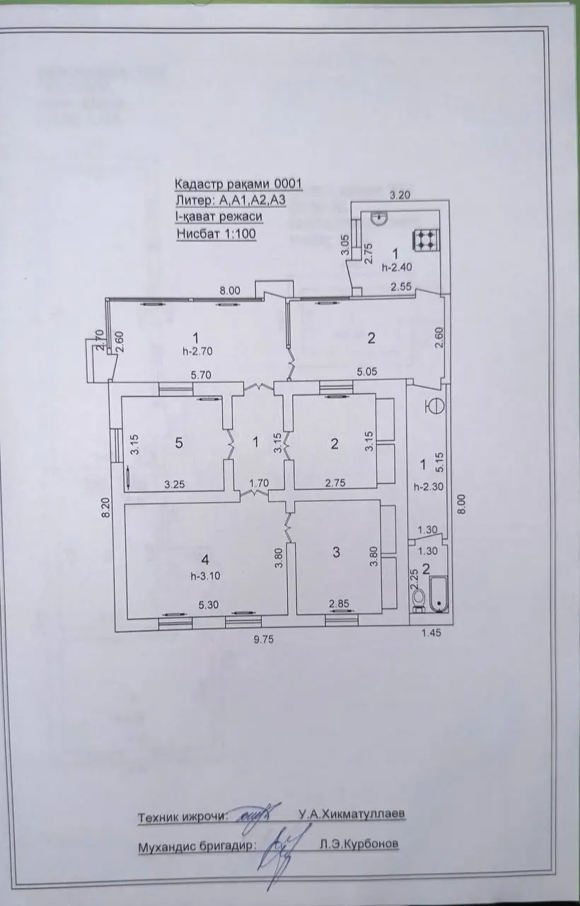 1 qavatli uy sotiladi − 398 m²
