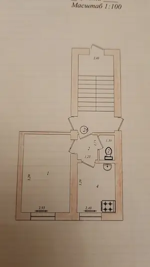 Продается 1-комнатная квартира − 27 м²