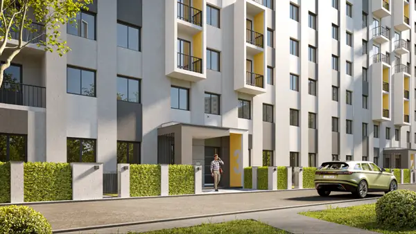 2-комнатная квартира − 47.75 м², 3/9 этаж