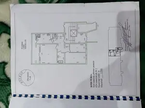 Продается 3-комнатная квартира − 78 м²