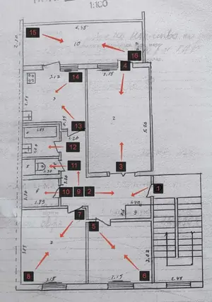 Продается 3-комнатная квартира − 78 м²