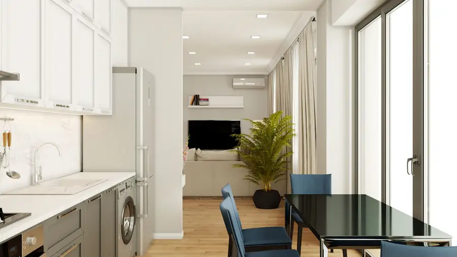 1 xonali kvartira sotiladi − 48 m²