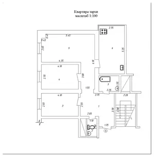 Продается 3-комнатная квартира − 81.2 м²
