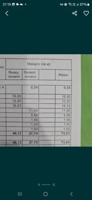 Продается 3-комнатная квартира − 73.8 м²
