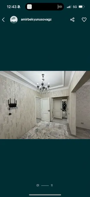 3 xonali kvartira sotiladi − 95 m²