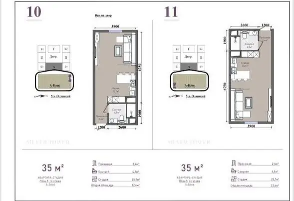 1-комн. квартира, 35 м², Алмазарский район