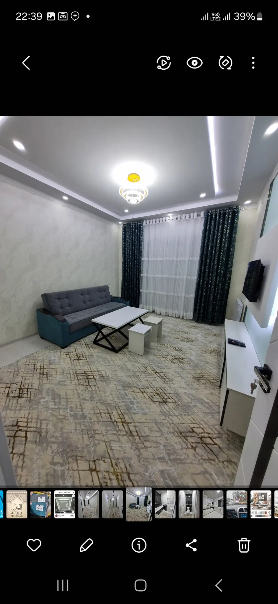 2-комнатная квартира − 56 м², 5/16 этаж