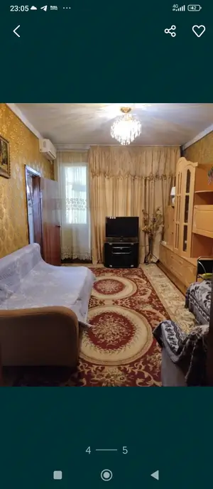 3-комнатная квартира − 62 м², 4/4 этаж