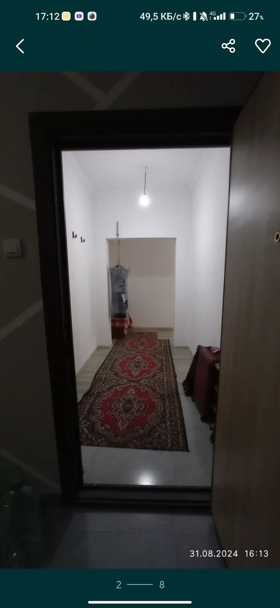 Ijaraga 2 xonali kvartira − 72 m²