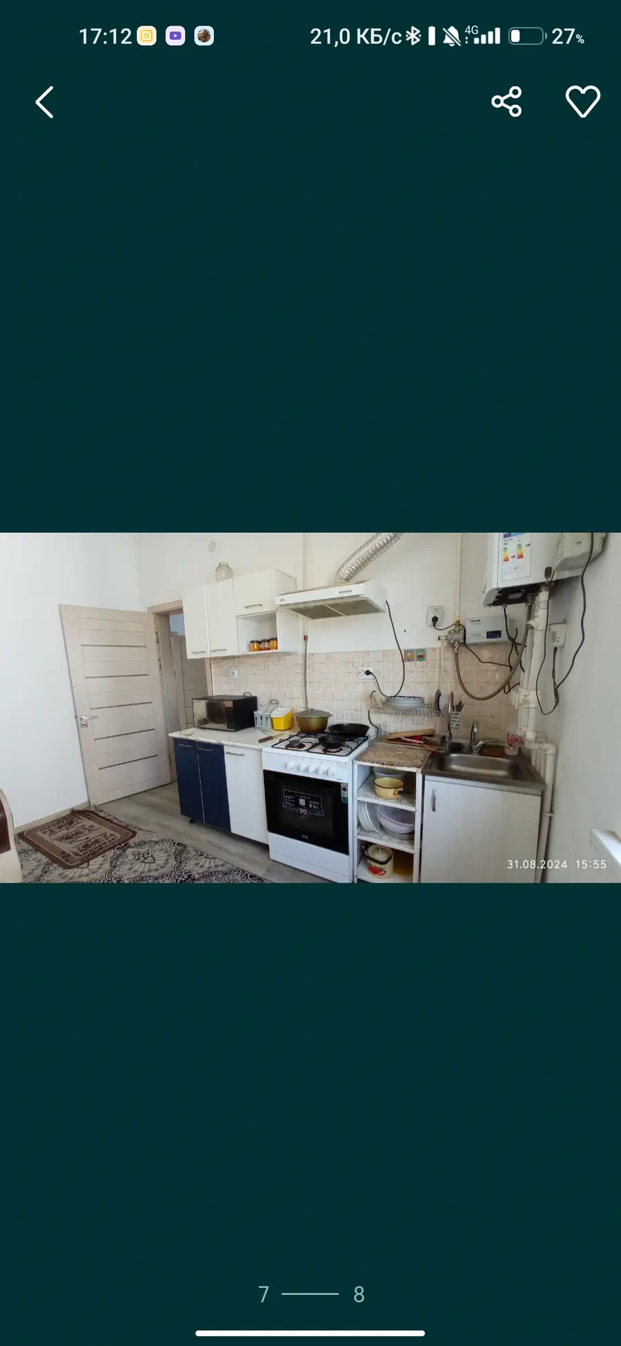 2-комнатная квартира − 72 м², 12/16 этаж