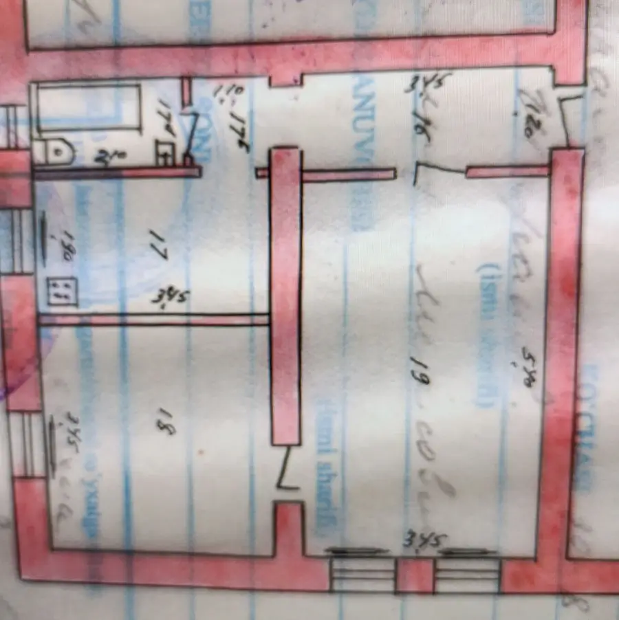Продается 2-комнатная квартира − 45 м²