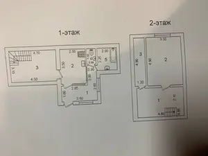 2 qavatli uy sotiladi − 74.8 m²