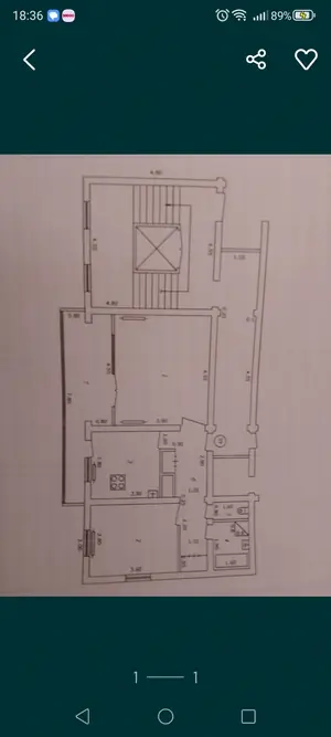 2 xonali kvartira sotiladi − 57.5 m²