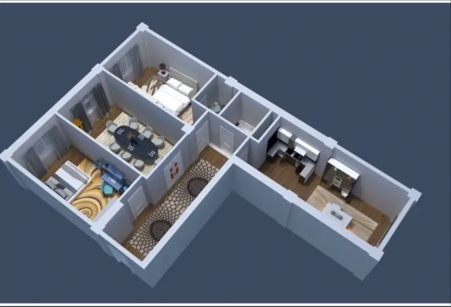 3 xonali kvartira sotiladi − 104.3 m²