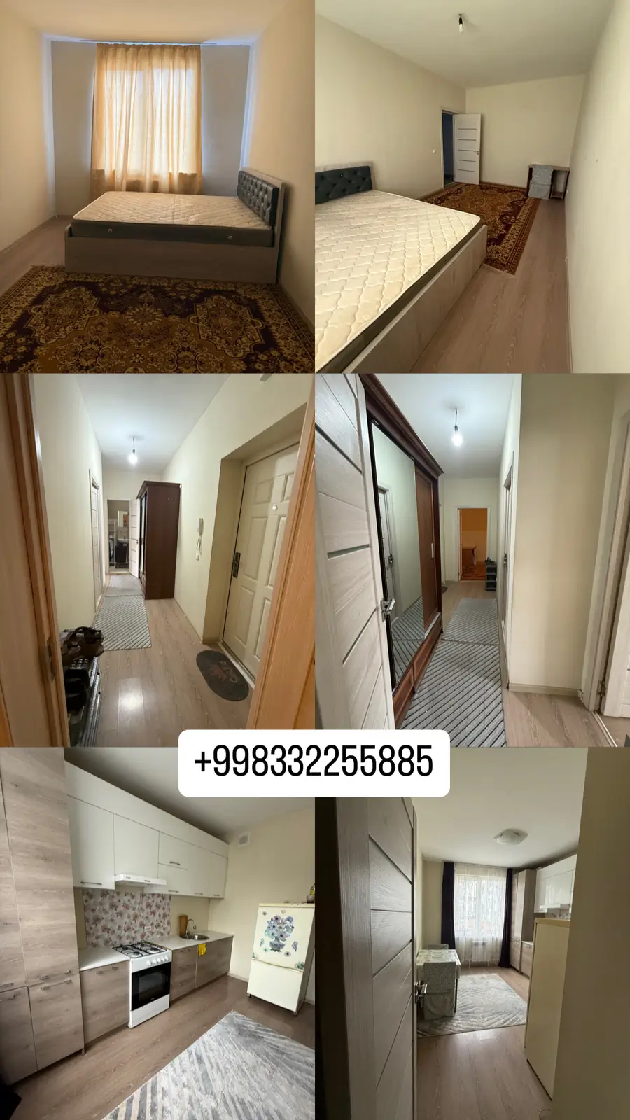 2 xonali kvartira − 54 m², 2/9 qavat