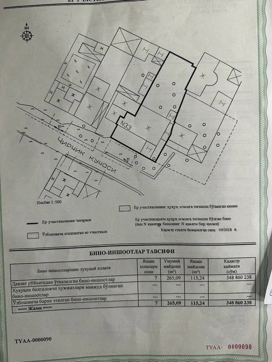 2 qavatli uy − 265 m², 8.7 sot. 