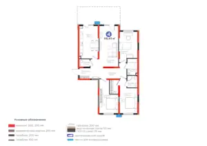 4 xonali kvartira sotiladi − 119.43 m²
