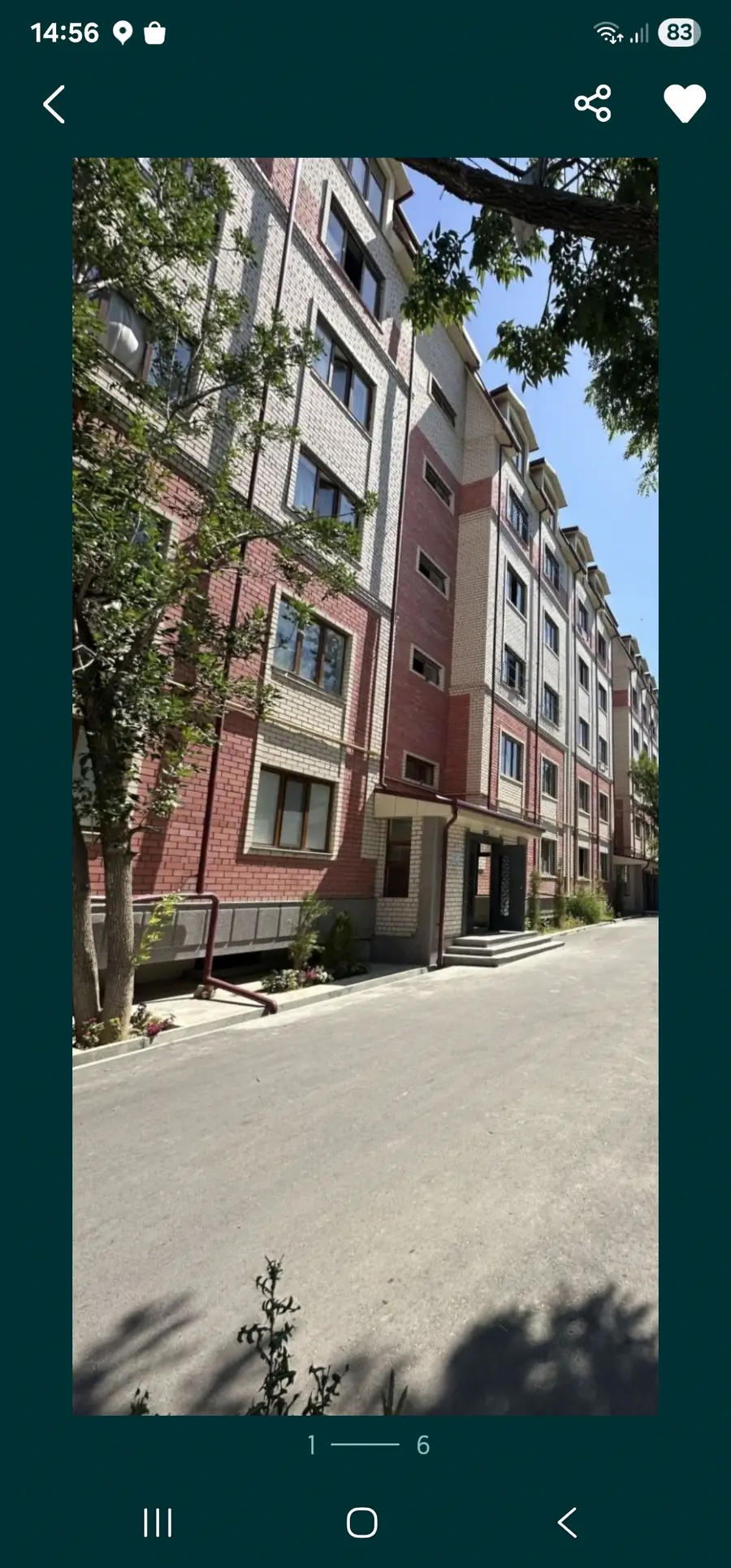 2 xonali kvartira sotiladi − 50 m²