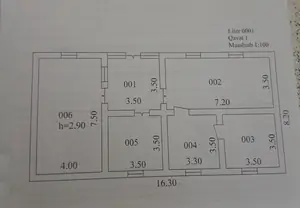 1 qavatli uy − 8000 m², 8 sot. 