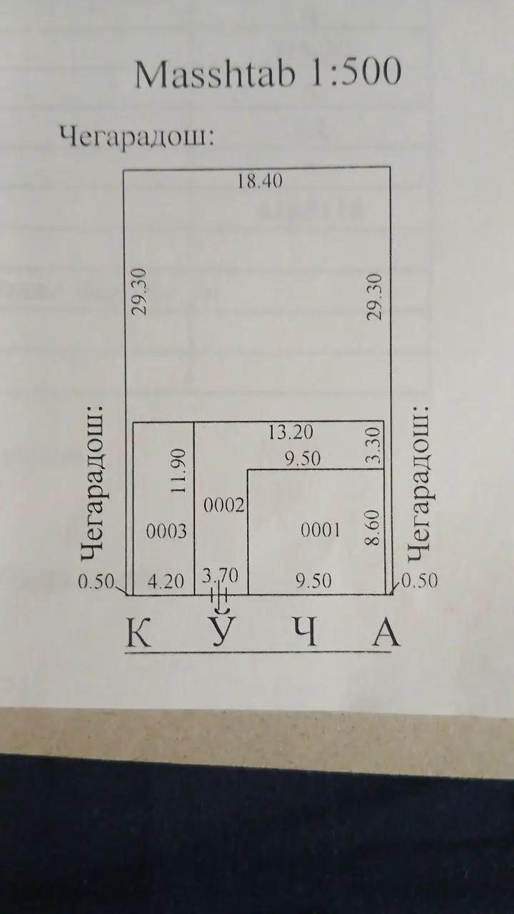 1 qavatli uy sotiladi − 5000 m²