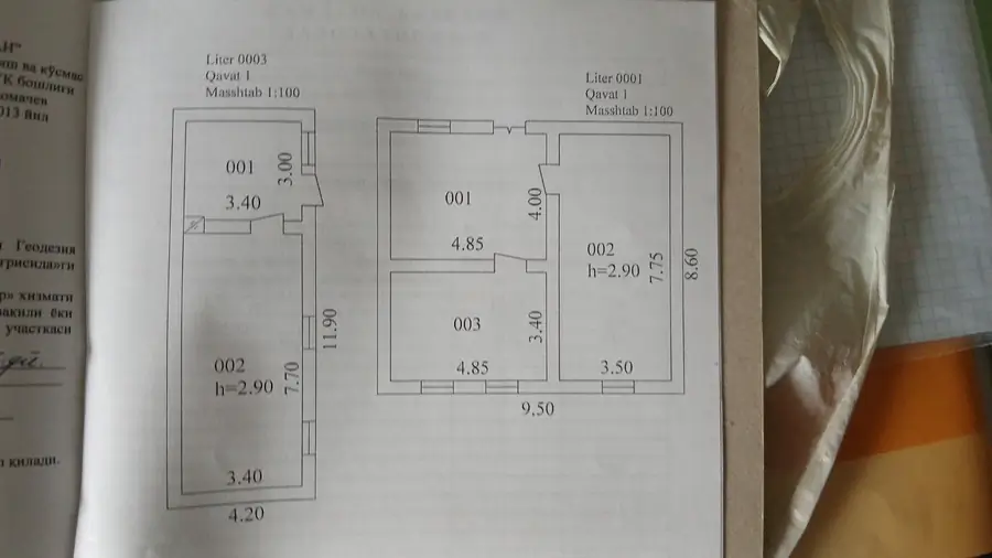 1 qavatli uy sotiladi − 5000 m²