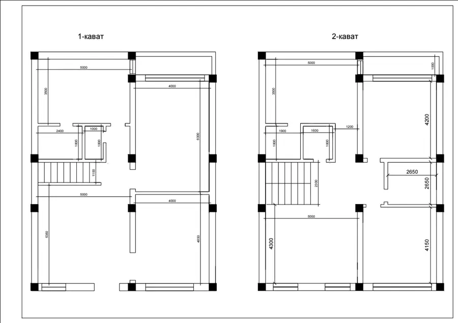 2 qavatli uyning 100% sotiladi − 200 m²