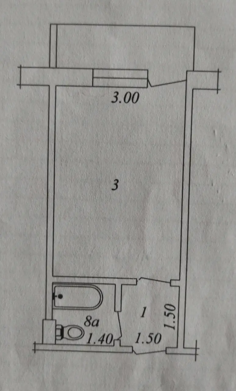 Kvartirada 1 dan 1 xonasi sotiladi