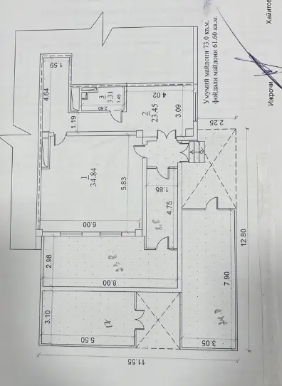 Офис − 179 м², 1/12 этаж