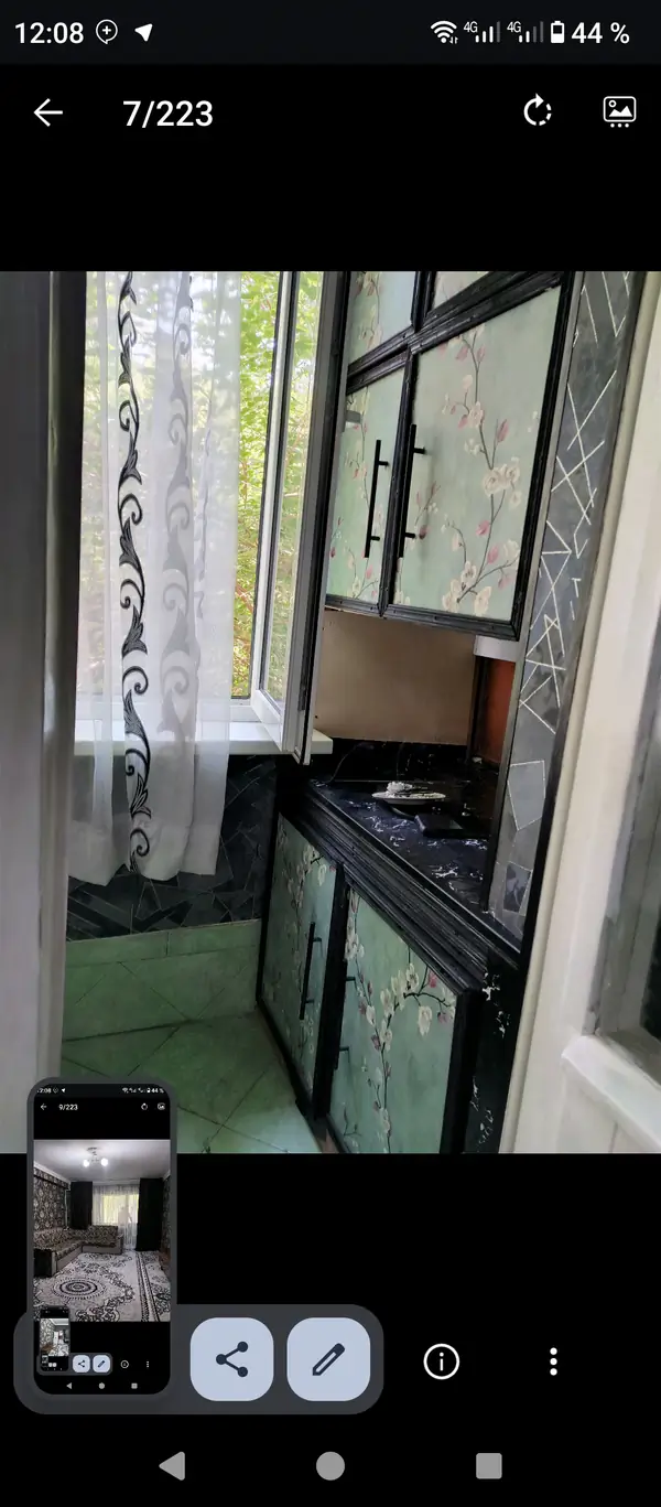 1-комнатная квартира − 46 м², 2/4 этаж