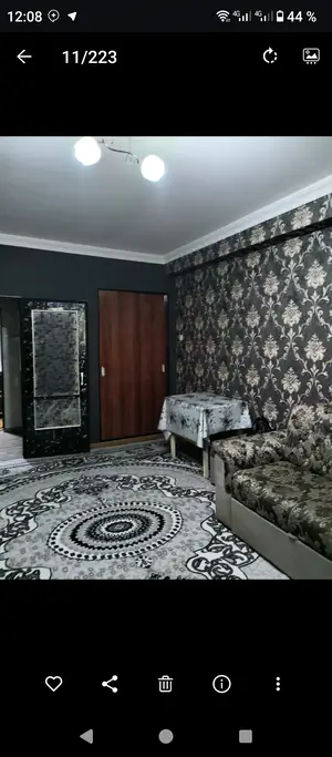 1-комнатная квартира − 46 м², 2/4 этаж