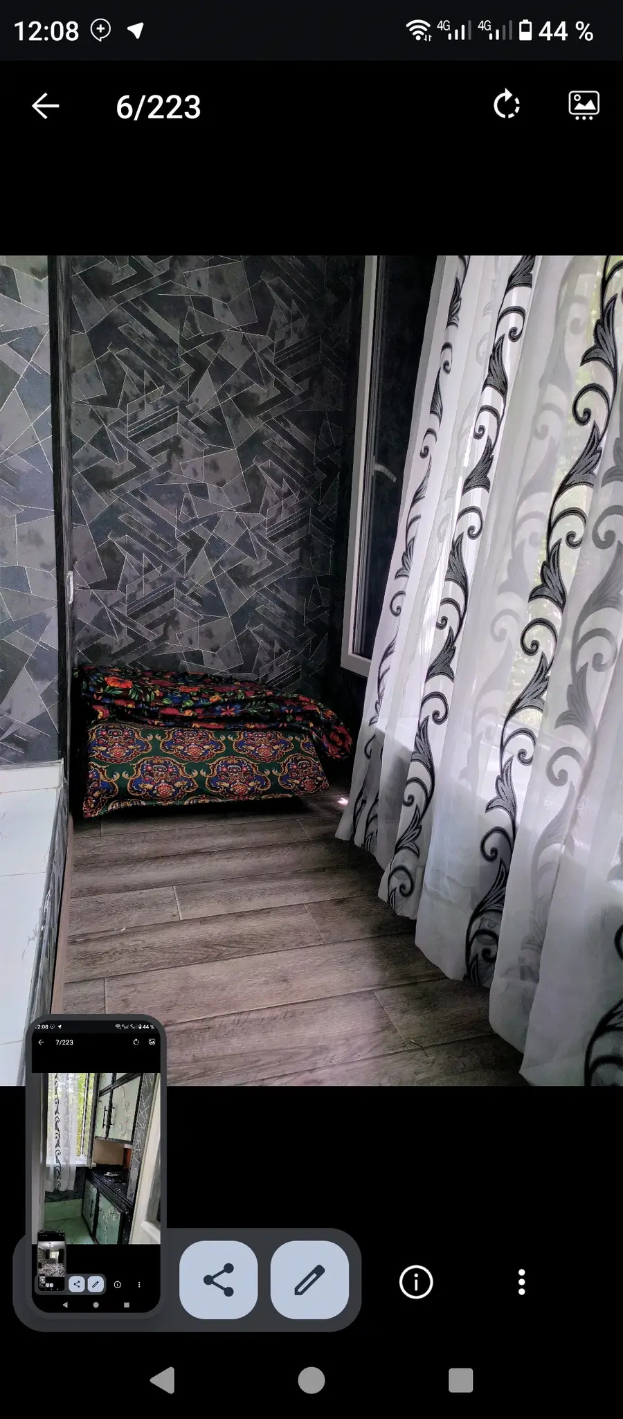 1-комнатная квартира − 46 м², 2/4 этаж