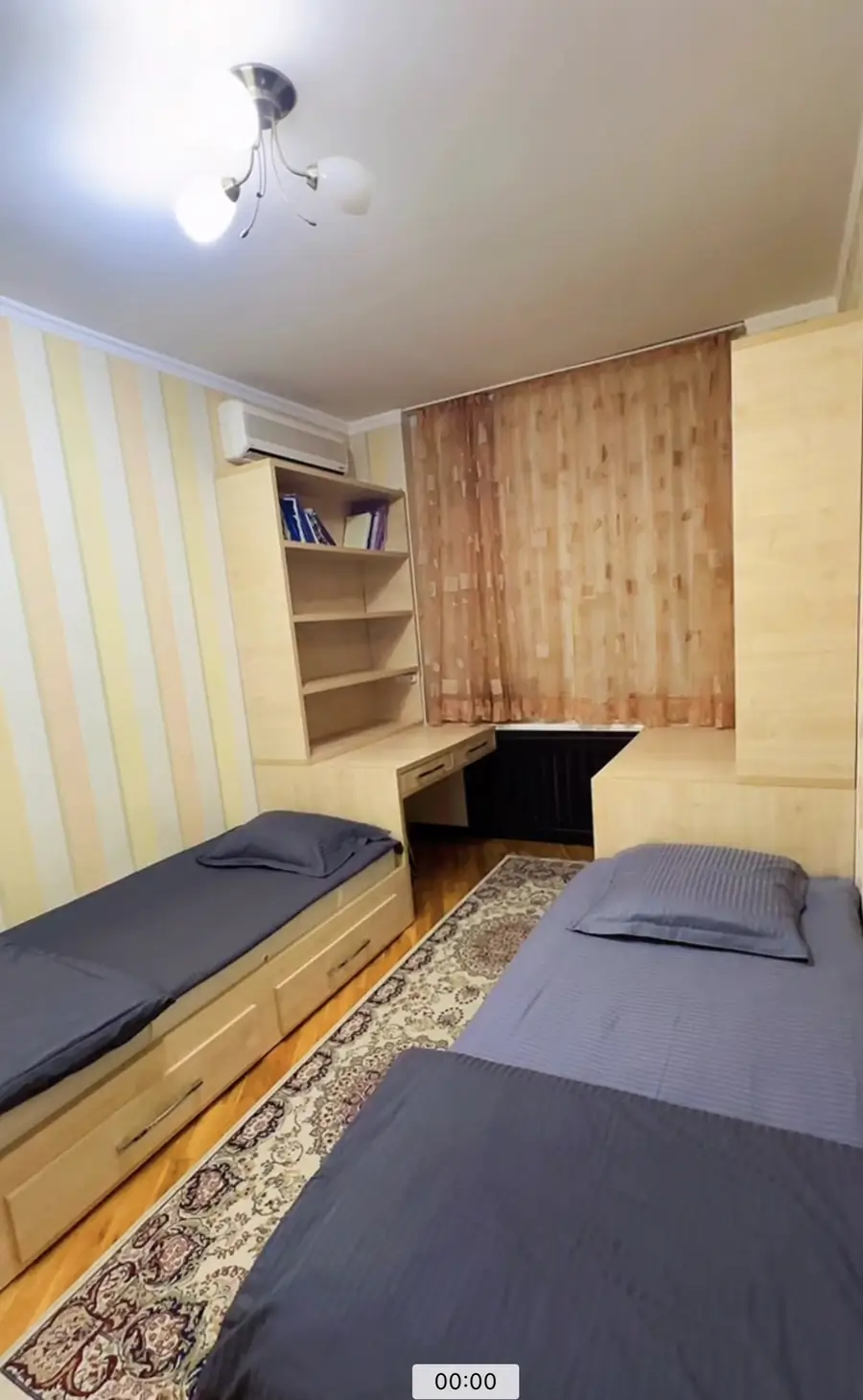 3 xonali kvartira − 100 m², 1/9 qavat
