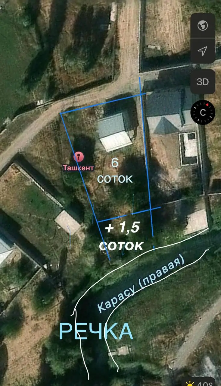 Yer uchastkasi sotiladi − 6 sot.