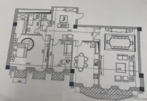 4-комнатная квартира − 127.5 м², 10/12 этаж