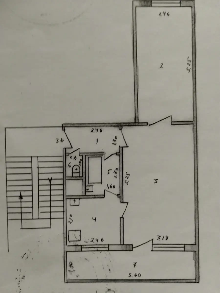 Продается 2-комнатная квартира − 48 м²