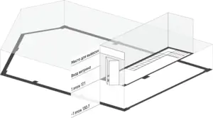 1 xonali kvartira − 130.7 m², -1/9 qavat