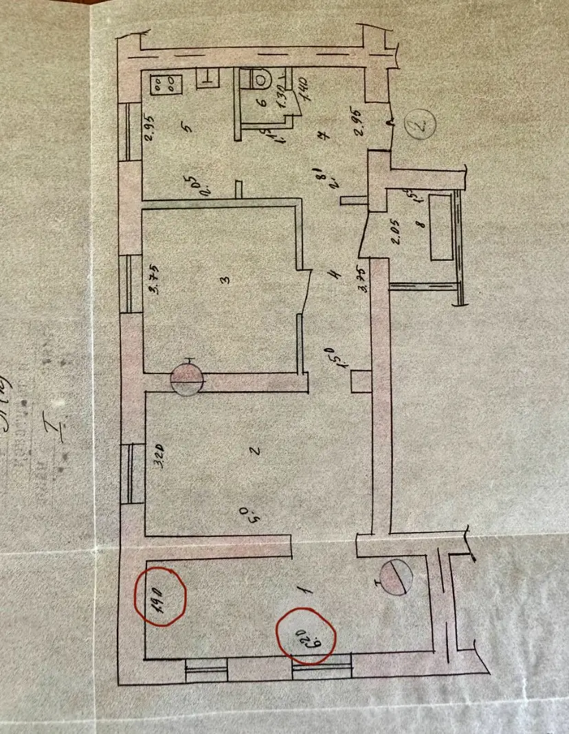 Продается 2-комнатная квартира − 63 м²
