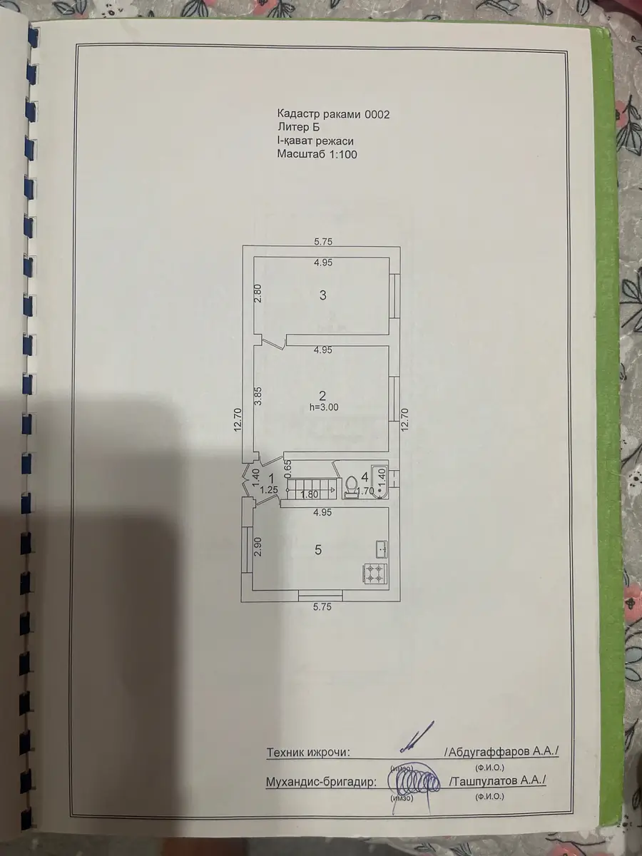 2 qavatli uy sotiladi − 136 m²