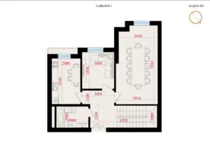 4 xonali kvartira − 153 m², 10/11 qavat