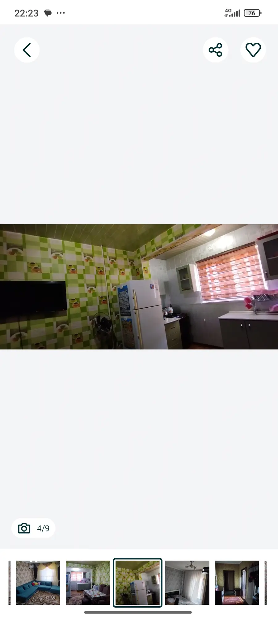 2 xonali kvartira − 60 m², 8/9 qavat