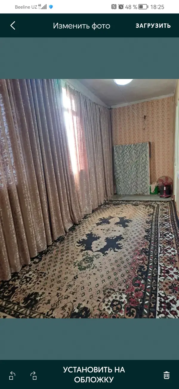 3 xonali kvartira − 80 m², 2/5 qavat
