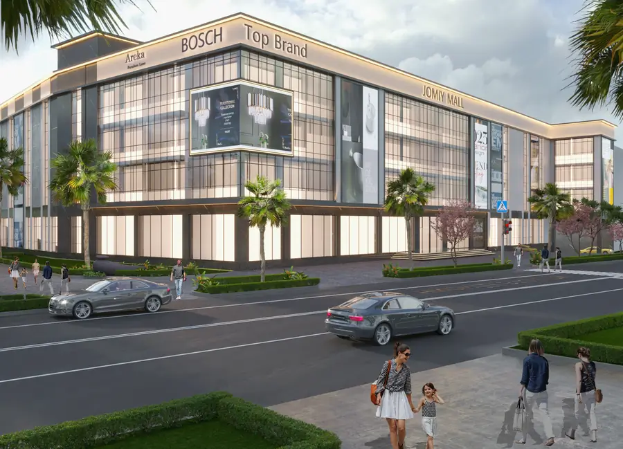 Savdo-sotiq maydoni − 40000 m², 5/7 qavat