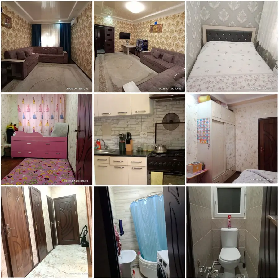 2-комнатная квартира − 58 м², 3/4 этаж